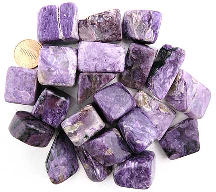 Tumbled Charoite Stones