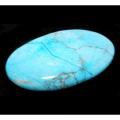 Turquoise Howlite Palm Thumb Worry Stone