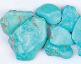 Turquoise Tumbled Pieces
