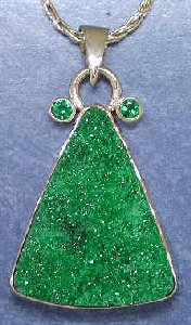 Uvarovite Crystal Jewelry