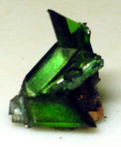 Green South American Vivianite Crystals