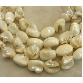 White Coral Beads