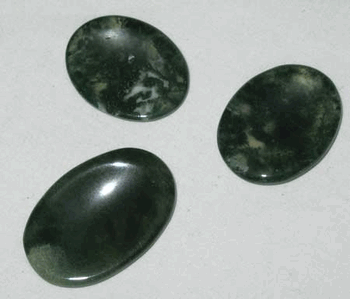 Worry Stones Moss Agates