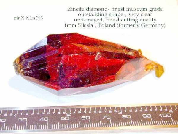 Zincite Diamonds, Museum Grade Quality 