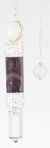 3 Piece Amethyst Pendulum