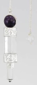 3 Piece Clear Quartz Pendulum