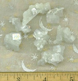 Apophyllite and Prehnite Natural Crystals