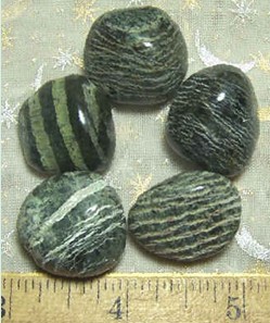 Chrysotile in Serpentine Healing Stones