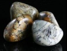 Dendritic Opal Tumbled Stones