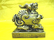 Golden Bronze Fortune Bringing Pi Yao