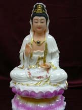 Sitting Kuan Yin on Lotus