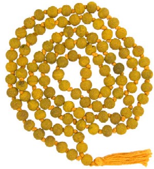 Mala Prayer Beads Haldi Turmeric 