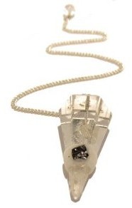 Quartz Pendulum 10 Tourmaline Black Clay 