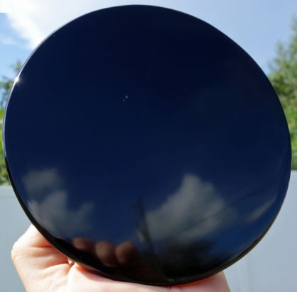 Rainbow Obsidian Scrying Mirror 