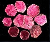 RUBY TABULAR CRYSTALS 