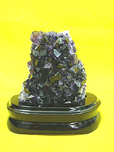 Natural Brazilian Amethyst Geode with Stand