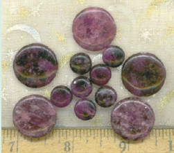 Sugilite Coin Beads 