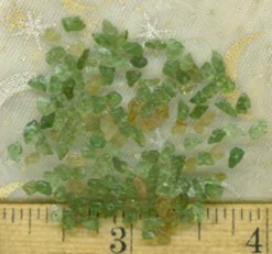 Tsavorite Garnet chip beads 