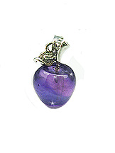 Amethyst Apple Pendant