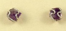 Amethyst Herkimer Earrings