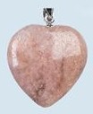 Australian Kunzite Polished Gemstone Heart 25mm Pendants