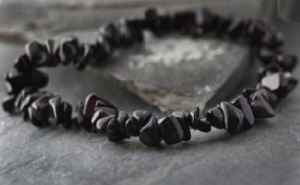 Black Jasper Chip Bracelets