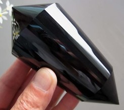 Black Obsidian Vogel Style Wand