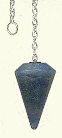Blue Quartz Crystal Pendulum Reiki Charged