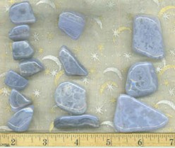 Blue Storm Agate Tumbled