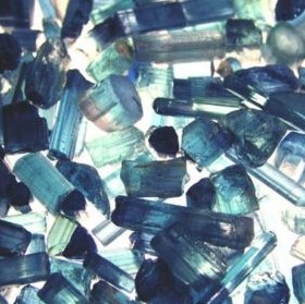 Blue Tourmaline Faceted Rough