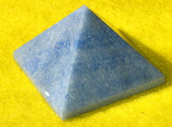Blue Quartz Pyramids