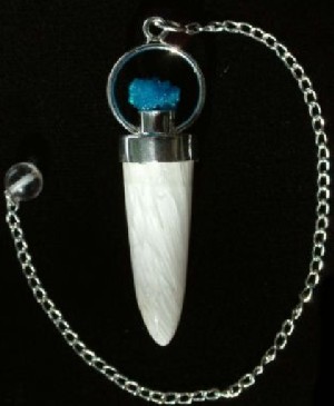 Scolecite Canvasite Pendulum Pendant