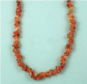 Carnelian Nugget Necklace