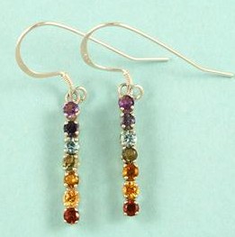 Chakras Dangle Earrings