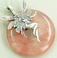 Cherry Quartz Pendants