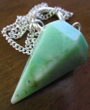 Chrysoprase Pendulum