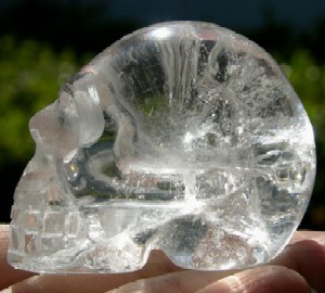 Clear Quartz Skulls