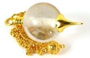 Crystal Quartz Gemstone Pendulums