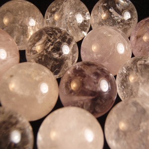 Cloudy Quartz marbles 