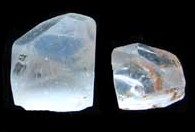 COLORLESS TOPAZ CRYSTALS