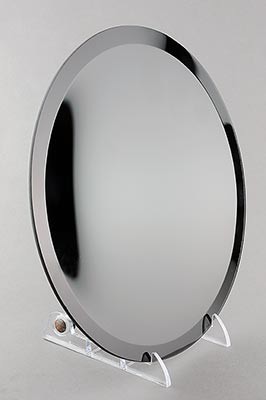 Concave Black Glass Scrying Mirror