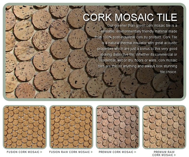 Mosaic Cork Tiles