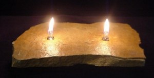 Oil Wick Stone Candles