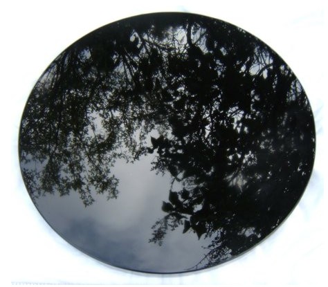 Extra Large Black Obsidian Scrying Mirrors
