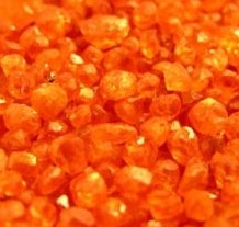 Fanta Orange Garnet Faceted Rough