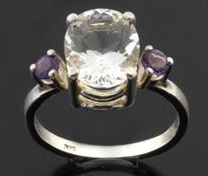Golden Azeztulite Rings