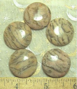 Graphic Granite Coin Beads