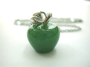 Green Aventurine Apple Pendant