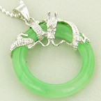 Jade Good Luck Wealth Money Talisman Pendants