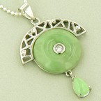 Jade Good Luck Wealth Money Talisman Pendants